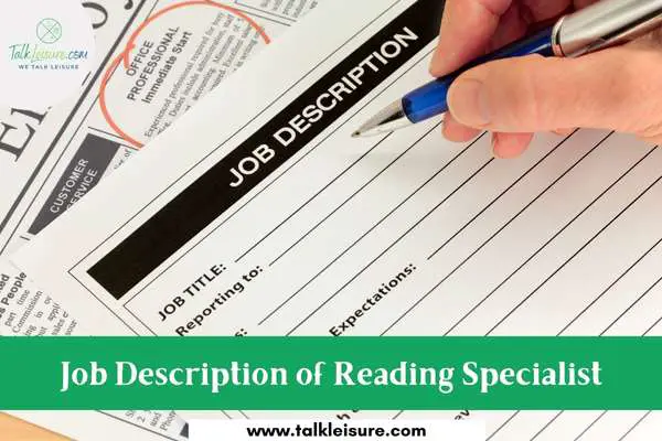 Job Description of Reading Specialist