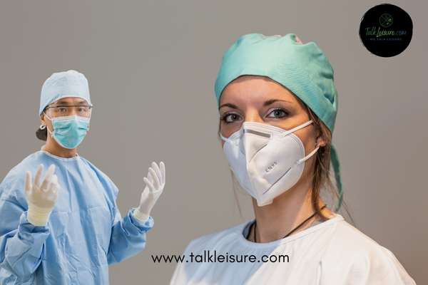 surgical gowns and face masks