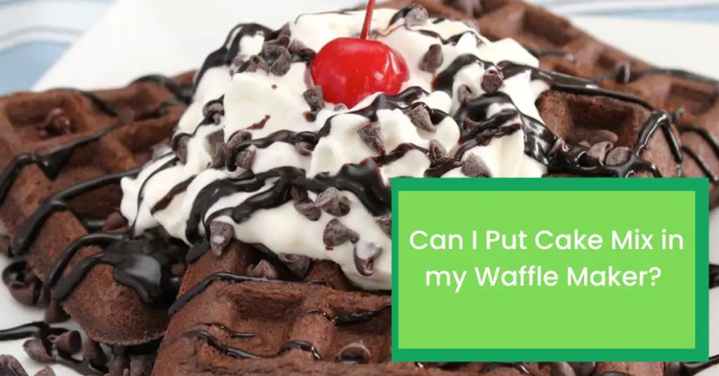 Can I Put Cake Mix in my Waffle Maker?