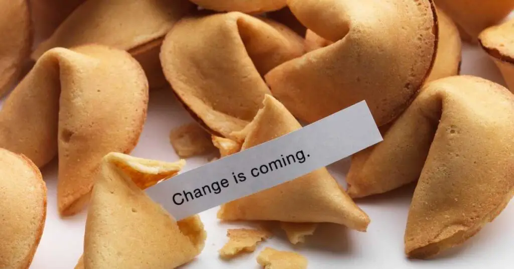 What to say after reading a fortune cookie