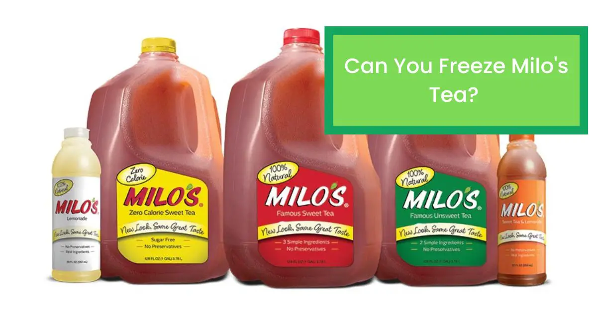 Can You Freeze Milo's Tea? (Read This Before Freezing Milo Tea) Talk