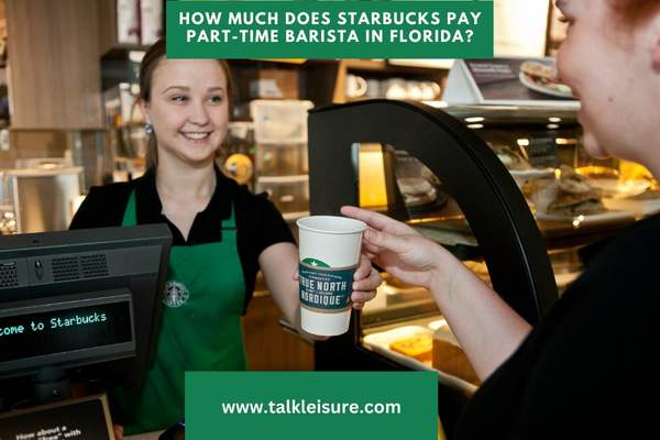 How much does Starbucks pay part-time Barista in Florida?