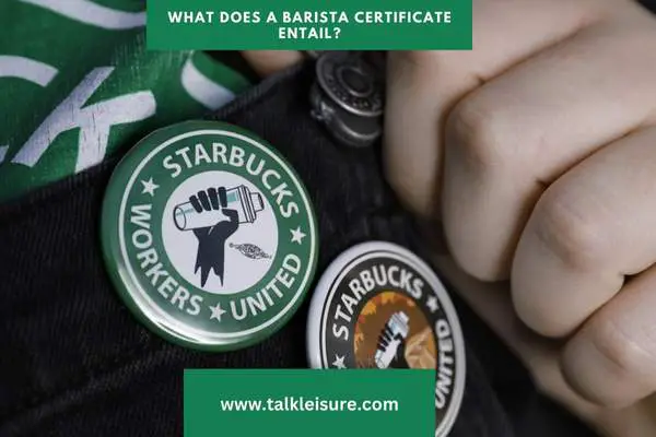 What Does a Barista Certificate Entail?
