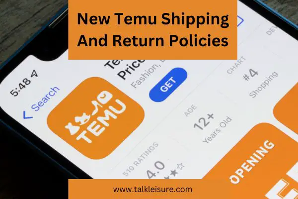 New Temu Shipping And Return Policies