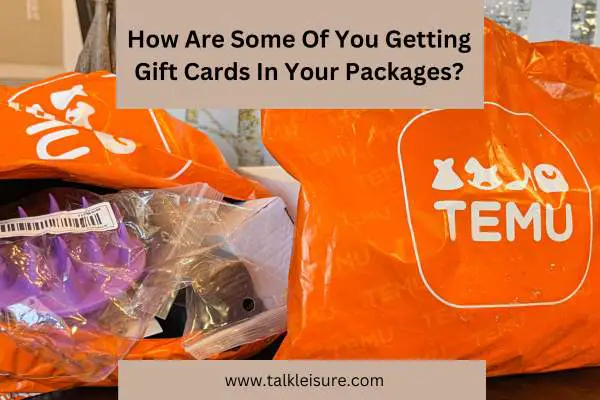 How Are Some Of You Getting Gift Cards In Your Packages?