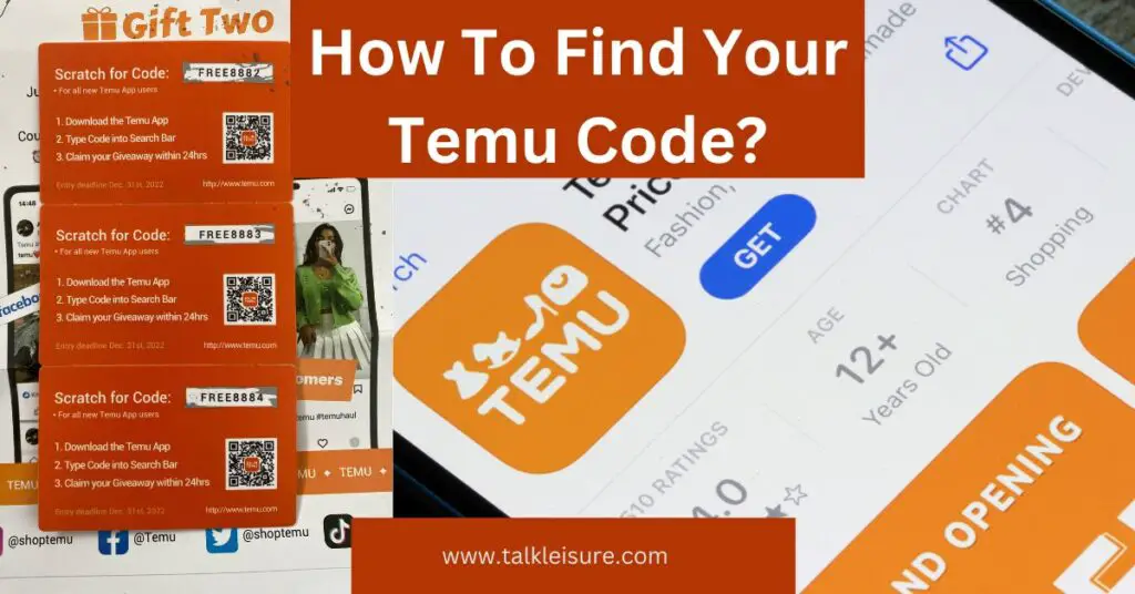 How To Find Your Temu Code