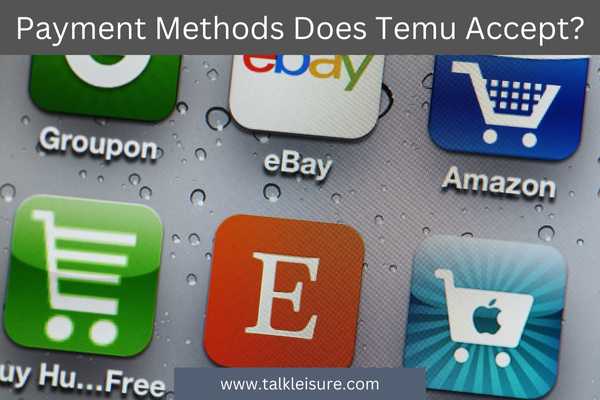Payment Methods Does Temu Accept