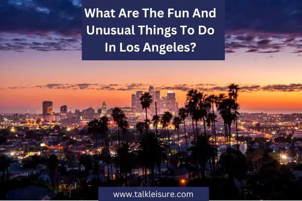 What Are The Fun And Unusual Things To Do In Los Angeles?