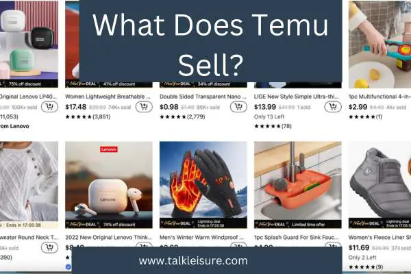 What Does Temu Sell?
