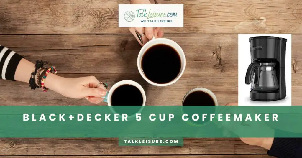 2BLACK+DECKER 5 Cup Coffeemaker