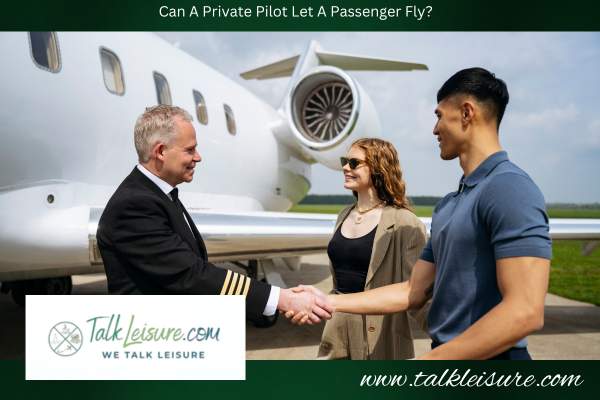 Can A Private Pilot Let A Passenger Fly?