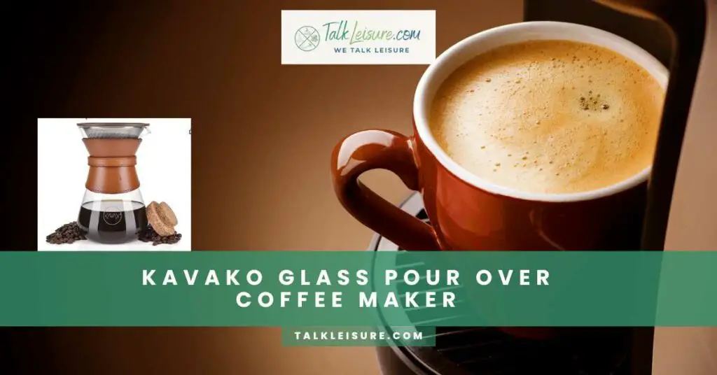 Kavako Glass Pour Over Coffee Maker