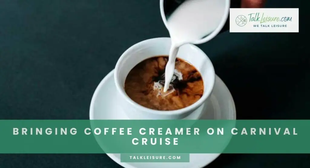 cruise ship coffee creamer