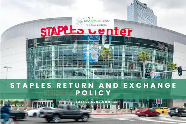 Staples Return And Exchange Policy