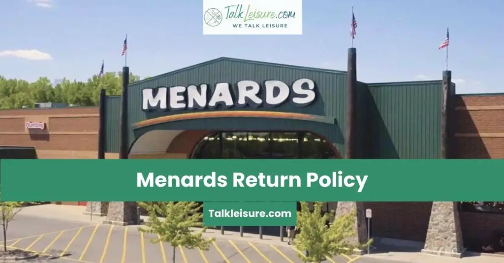 Menards Return Policy