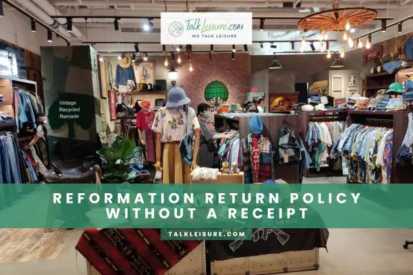 Reformation Return Policy Without A Receipt