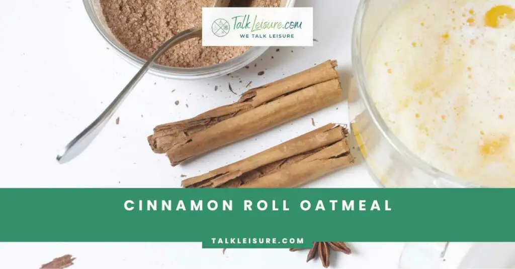 Cinnamon Roll Oatmeal